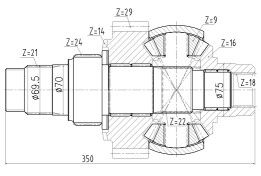 Assemblée différentielle à axe arrière faite sur commande, Assemblées complètes d'axe de VOLVO dans l'automobile