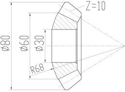 Pignon conique droit 355 de pignon différentiel d'axe 353 0214 pour le benz de Mercedes