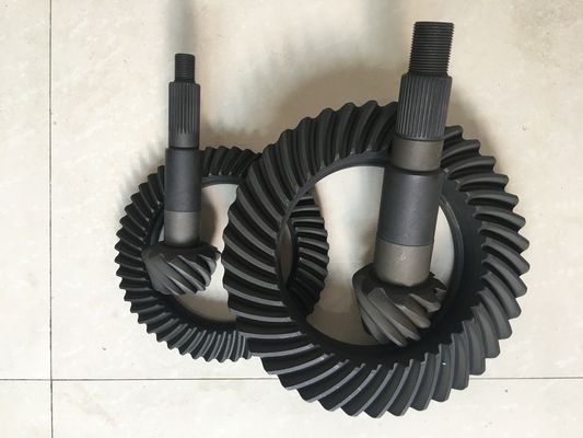 Pignon hélicoïdal de couronne de pignon conique de haute précision pour le matériel d'acier au carbone de Hino