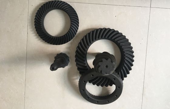 Pignon de biseau de pignon conique de spirale de haute précision et couronne pour la boîte de vitesse